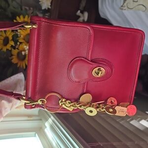 Coach BRASS Multi Charm KEYRING PURSE CLIP -Creed #92124